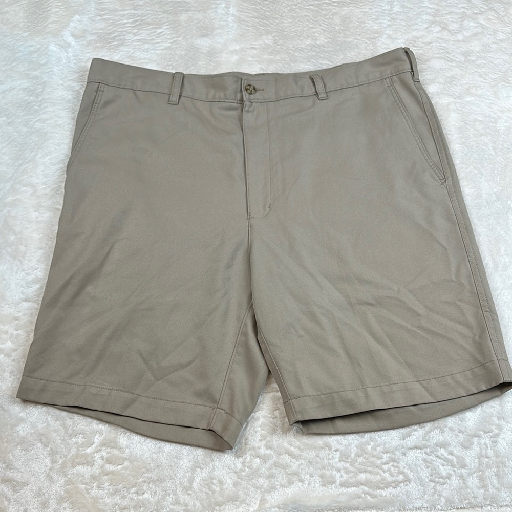 PGA Tour Men's Tan Flat Front Shorts